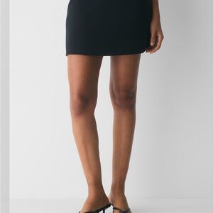 Wilfred classic crepette Black Mini Skirt